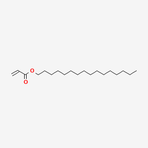 Chemical structure of Hexadecyl acrylate