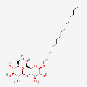 Chemical structure of Hexadecyl β-D-maltoside