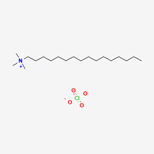 Chemical structure of Hexadecyltrimethylammonium Perchlorate