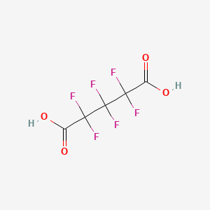 Chemical structure of Perfluoroglutaric acid