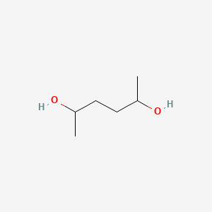 Chemical structure of 2,5-Hexanediol