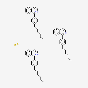 Chemical structure of Hex-Ir(Phq)3