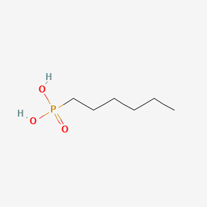 Chemical structure of Hexylphosphonic acid