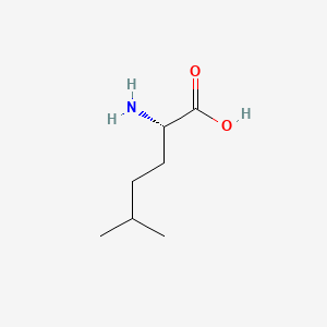 Chemical structure of H-HoLeu-OH