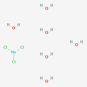 Chemical structure of Holmium chloride hexahydrate