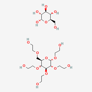 Chemical structure of Hydroxyethyl starch
