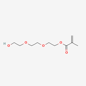Chemical structure of Hydroxy-PEG3-2-methylacrylate