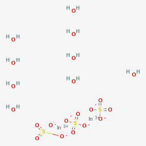 Chemical structure of Indium sulfate