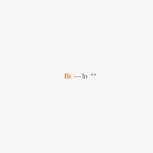 Chemical structure of Indium(i) bromide