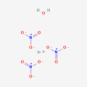Chemical structure of Indium(III) nitrate hydrate,99·90%