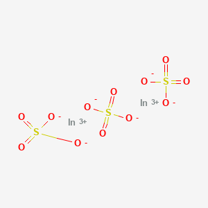 Chemical structure of Indium sulfate