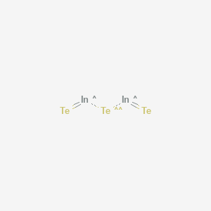 Chemical structure of Indium telluride