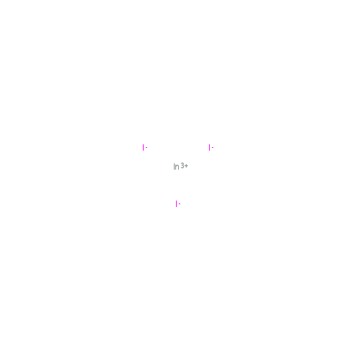 Chemical structure of Indium iodide