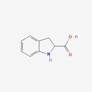 Chemical structure of Indoline-2-carboxylic acid