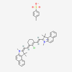 Chemical structure of IR 813 (tosylate)