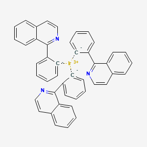 Chemical structure of IR(PIQ)3