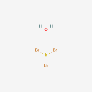 Chemical structure of Tribromoiridium--water (1/1)