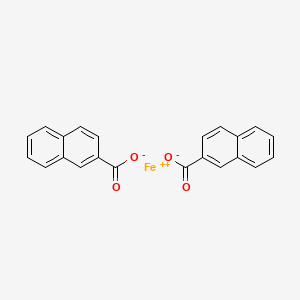 Chemical structure of Iron naphthenate