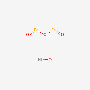 Chemical structure of Nickel ferrite