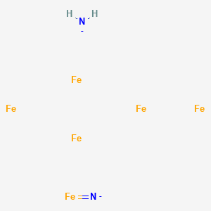 Chemical structure of Iron nitride