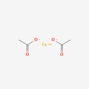 Chemical structure of Ferrous acetate
