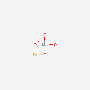 Chemical structure of Iron(II) molybdate