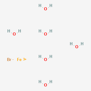 Chemical structure of Iron(II)bromidehydrate