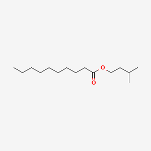 Chemical structure of Isoamyl Decanoate