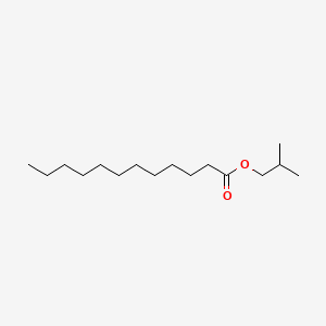 Chemical structure of Isobutyl Laurate