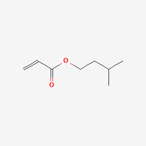 Chemical structure of Isopentyl acrylate