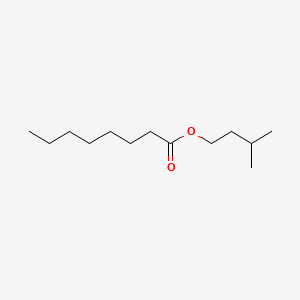 Chemical structure of Isopentyl octanoate
