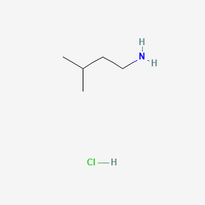 Chemical structure of Isopentylamine Hydrochloride