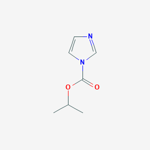 Chemical structure of Isopropyl 1H-imidazole-1-carboxylate