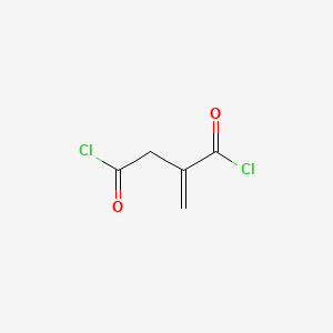 Chemical structure of Itaconylchloride