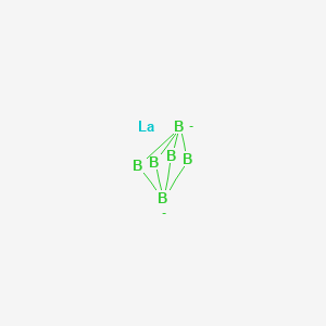 Chemical structure of Lanthanum boride