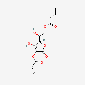Chemical structure of L-Ascorbyl 2,6-Dibutyrate