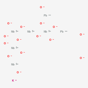 Chemical structure of Lead niobium potassium oxide