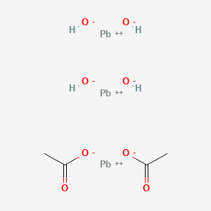 Chemical structure of Lead subacetate
