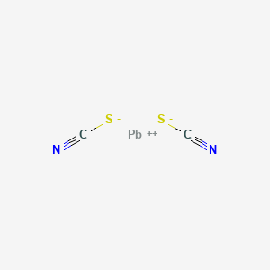 Chemical structure of Lead thiocyanate