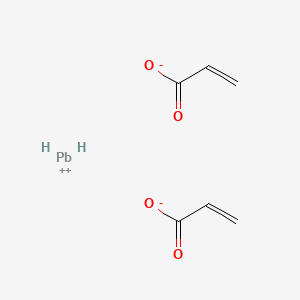 Chemical structure of Lead(II) Acrylate
