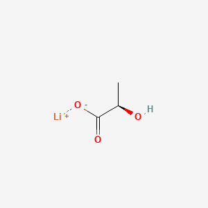 Chemical structure of Lithium D-(-)-lactate