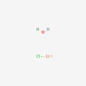 Chemical structure of Lithium chloride, monohydrate