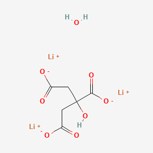 Chemical structure of Lithium citrate hydrate,0·97