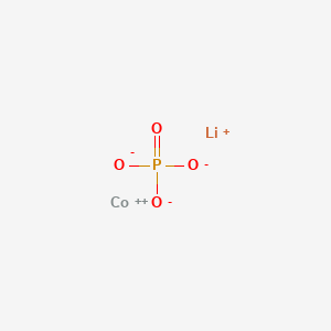 Chemical structure of Lithium Cobalt(II) Phosphate