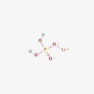 Chemical structure of Lithium dihydrogenphosphate