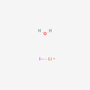 Chemical structure of Lithium iodide hydrate