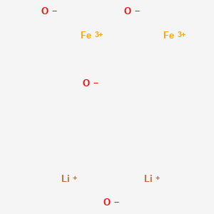 Chemical structure of Lithium iron(III) oxide 95%