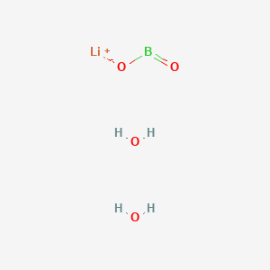 Chemical structure of Lithium metaborate dihydrate,99·00%