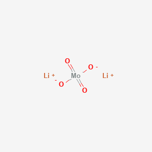 Chemical structure of Lithium molybdate