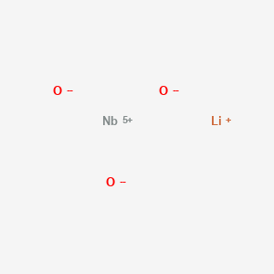 Chemical structure of Lithium niobate